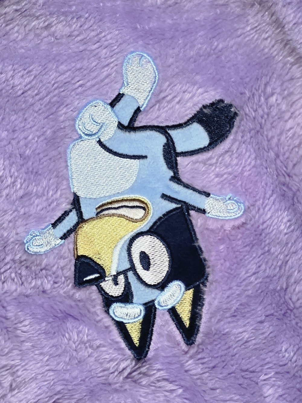 Lucy Lavender Plush Pullover Sweatshirt with Embroidered Character - Kids - Picture 5 of 6